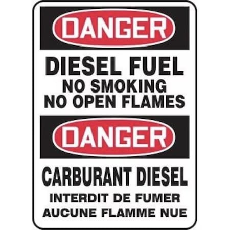 Accuform BILINGUAL OSHA DANGER SAFETY SIGN FBMCHL270XL FBMCHL270XL